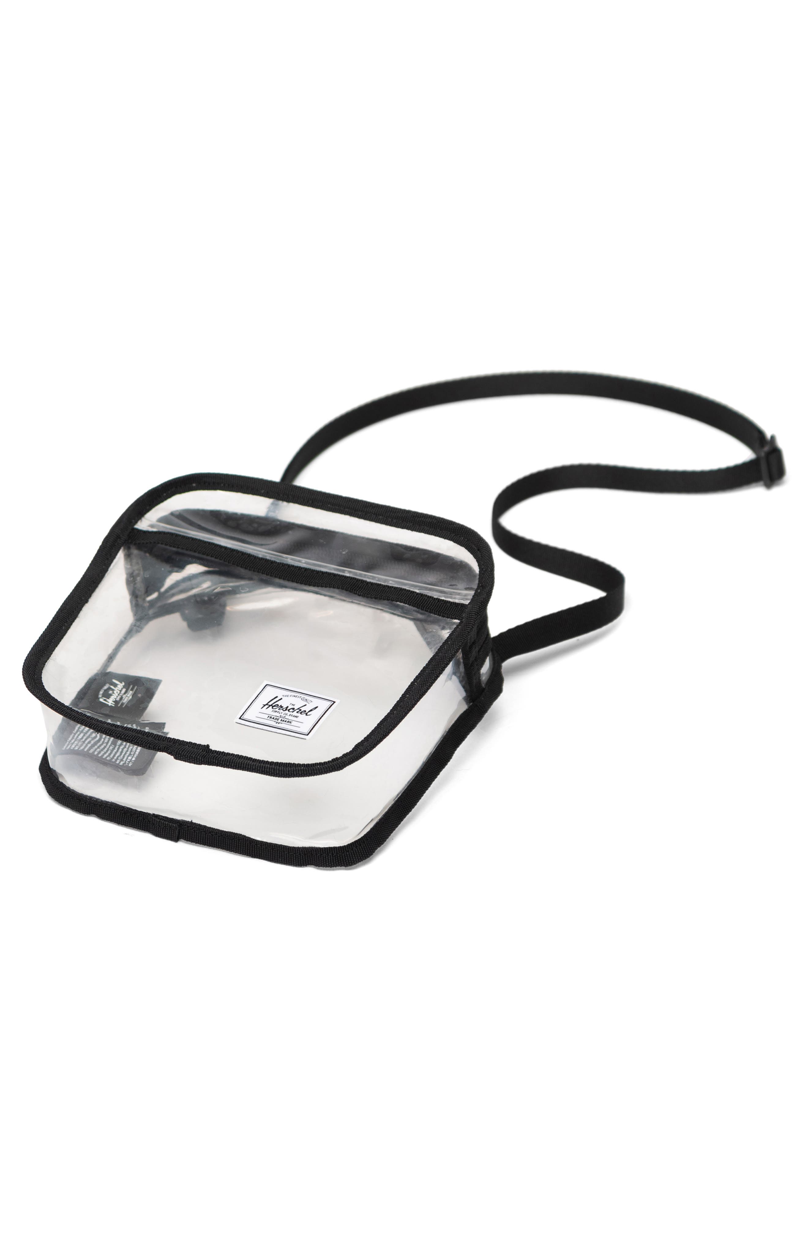 Herschel Supply Co. Classic Clear Crossbody Bag, Alternate, color, Black