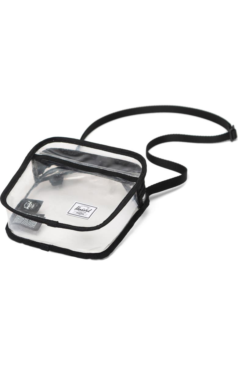 Herschel Supply Co. Classic Clear Crossbody Bag, Alternate, color, Black