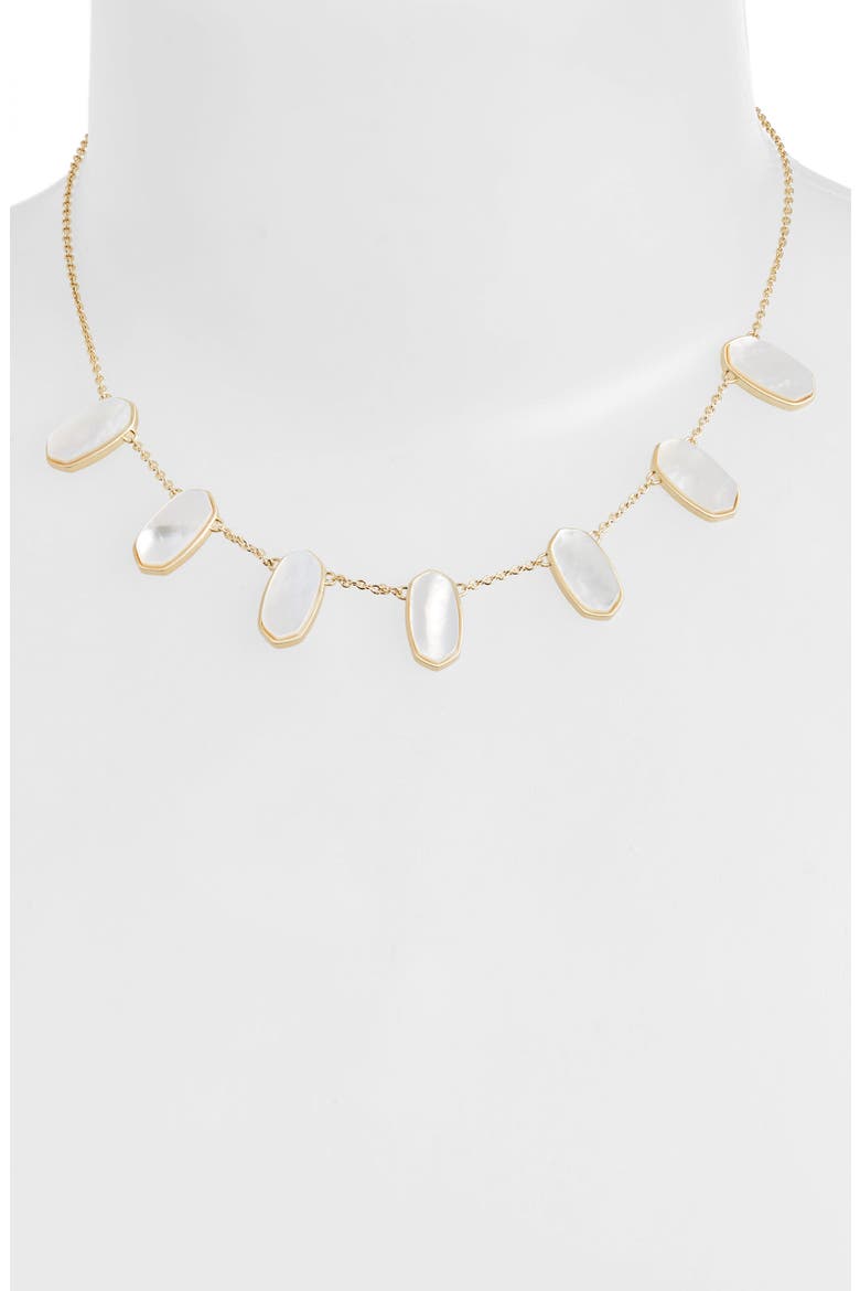 Meadow Slider Necklace, Alternate, color, IVORY MOTHER OF PEARL/ GOLD