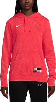 Nike Women's Nike Red Liverpool 2024/25 Third Club Fleece Pullover Hoodie