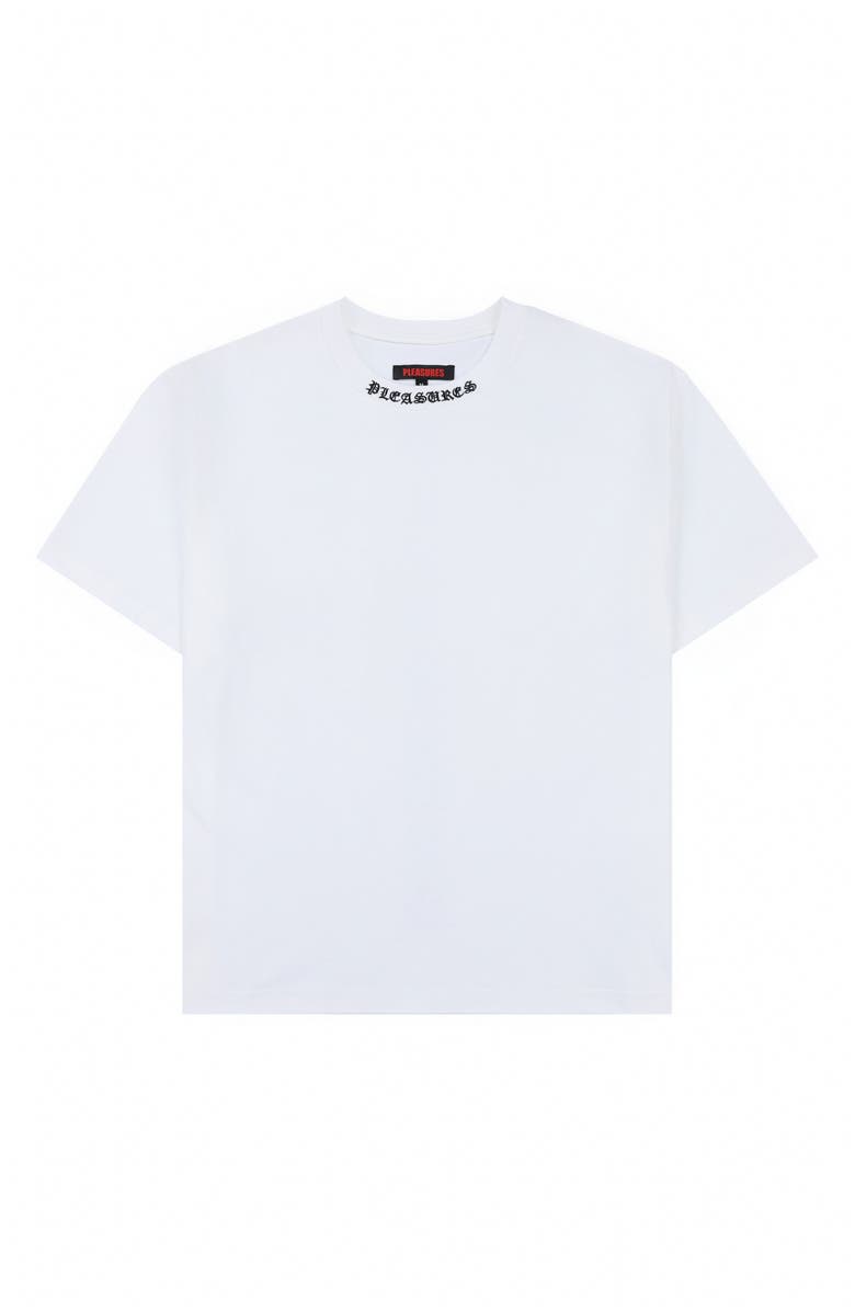 PLEASURES Sorrow Embroidered Logo Graphic T-Shirt, Alternate, color, 