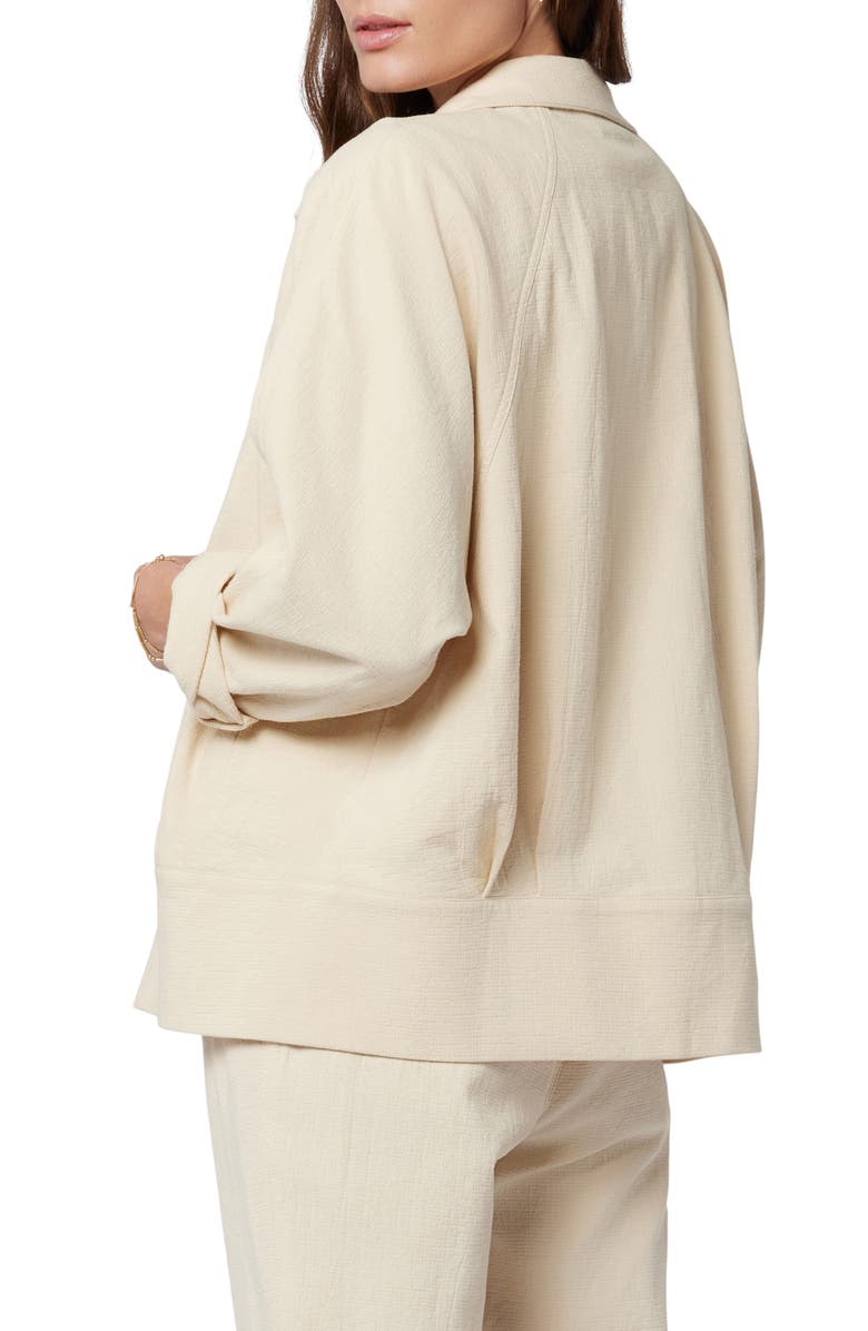 Joie Yves Cotton Jacket, Alternate, color, Bleached Sand