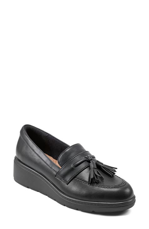 Easy spirit black fashion flats