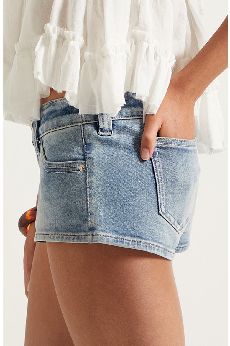 Tatum Ultimate Micro Jean Shorts, Alternate, color, MEDIUM INDIGO