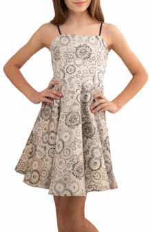 Un Deux Trois Kids' Fit & Flare Dress