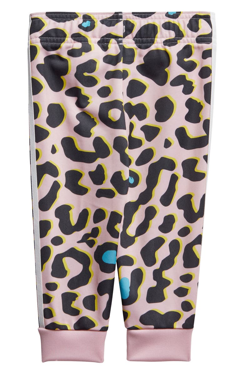 adidas Originals Leopard Print Recycled Polyester Tracksuit, Alternate, color, 