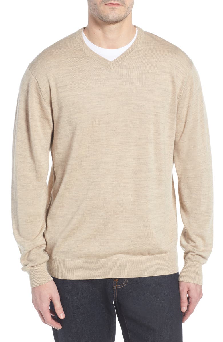 Cutter & Buck Douglas V-Neck Sweater, Main, color,