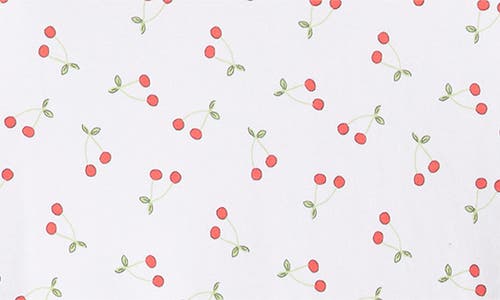 Cozyland Ellie Print Pima Cotton Pajamas In White