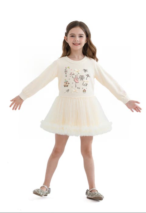 Ballet Ruffle Bow Dress (Toddler & Little Kid)