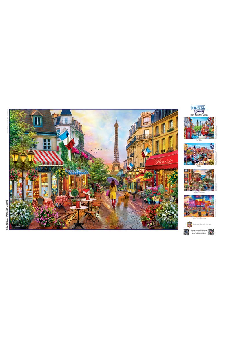 Parisian Charm 500 Piece Jigsaw Puzzle, Alternate, color, Multicolor