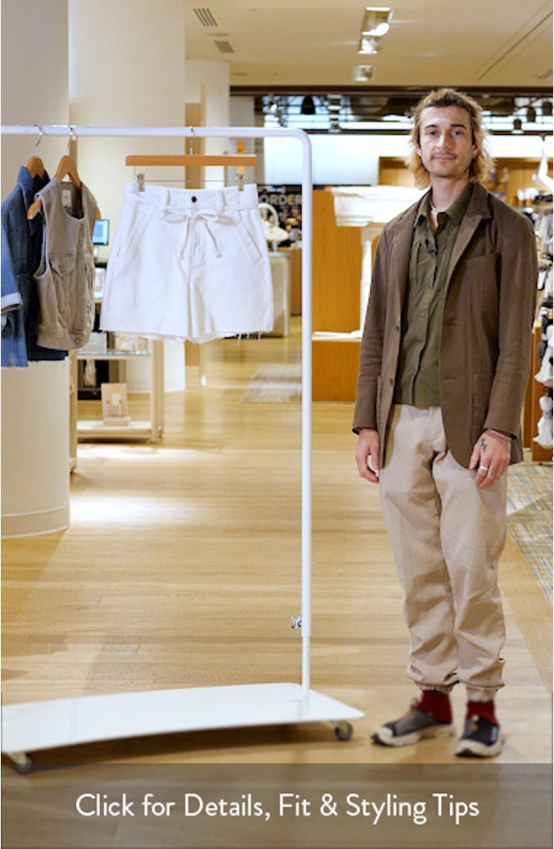 Five Hour Tie Waist Denim Shorts, sales video thumbnail