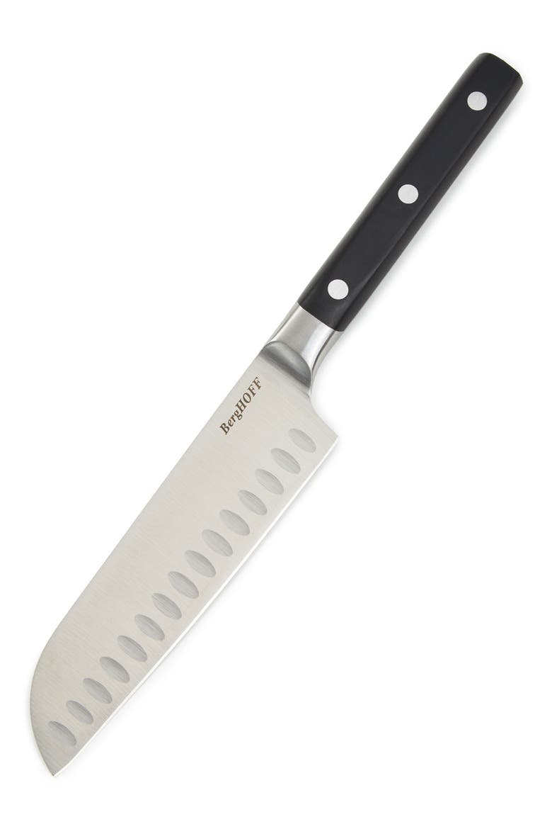 DiNA Gene 5.5-Inch Santoku Knife, Main, color, BLACK
