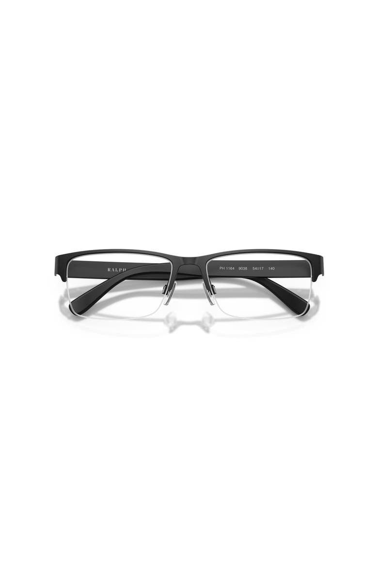 56mm Rectangle optical glasses, Alternate, color, Black
