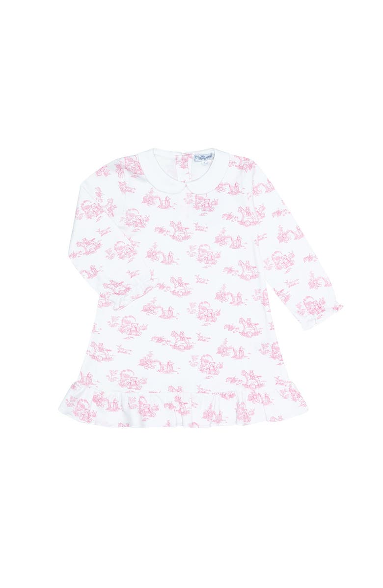 Nellapima Pink Toile LS Playtime - Toddler & Little Kid, Alternate, color, Pink