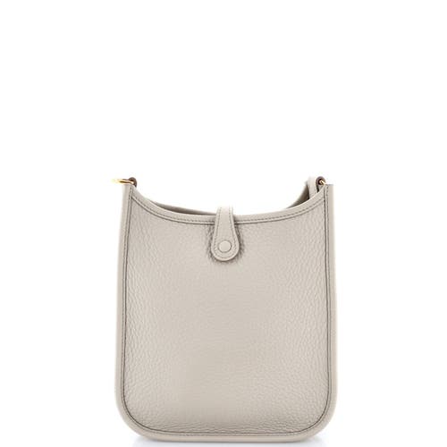 Pre-owned Hermes Hermes Evelyne Bag Gen Iii Clemence Tpm In Gray