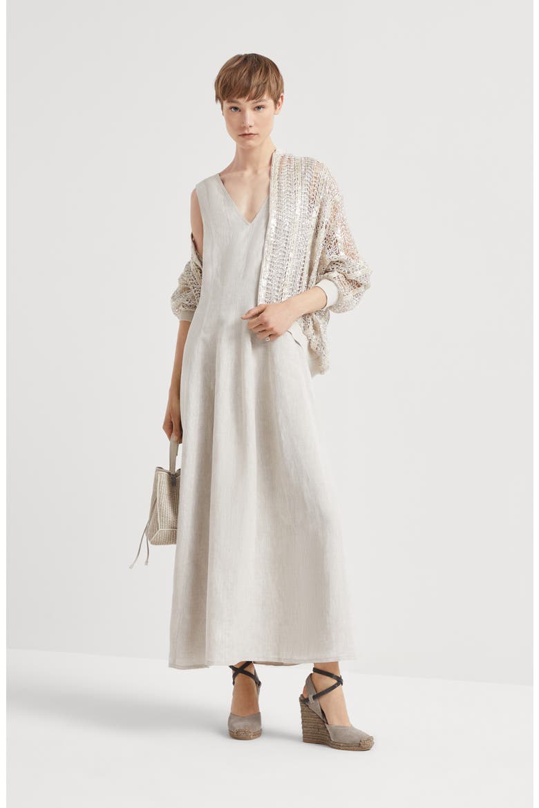 Dazzling Net Embroidery bomber, Alternate, color, Oat