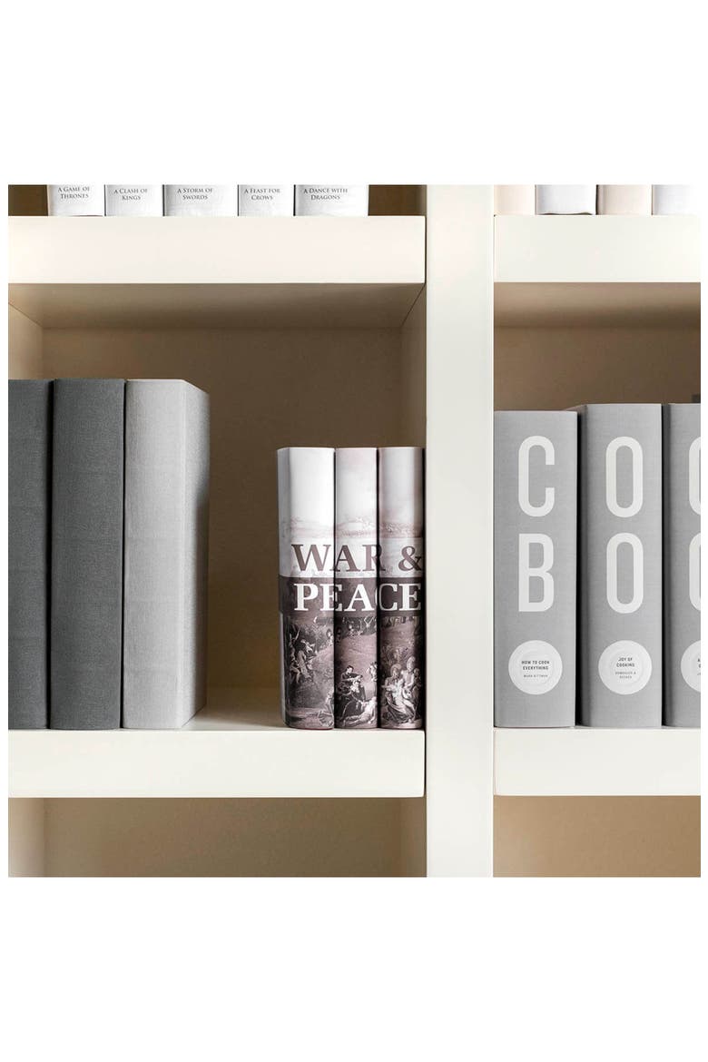 War and Peace Book Set, Alternate, color, Neutral
