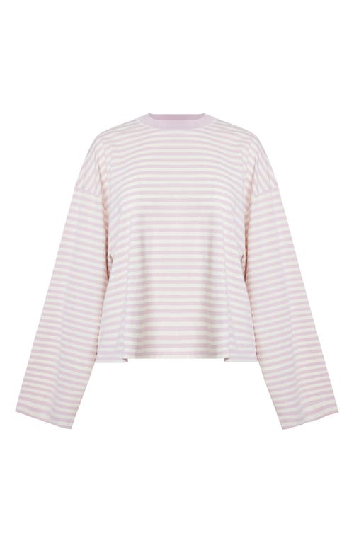 Lioness Bloom Stripe Top In Pink