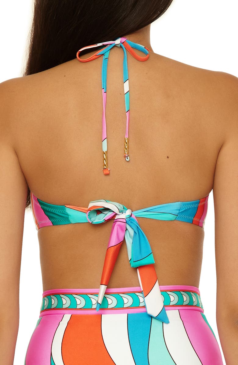 Trina Turk Apollo Bandeau Bikini Top, Alternate, color, Multi