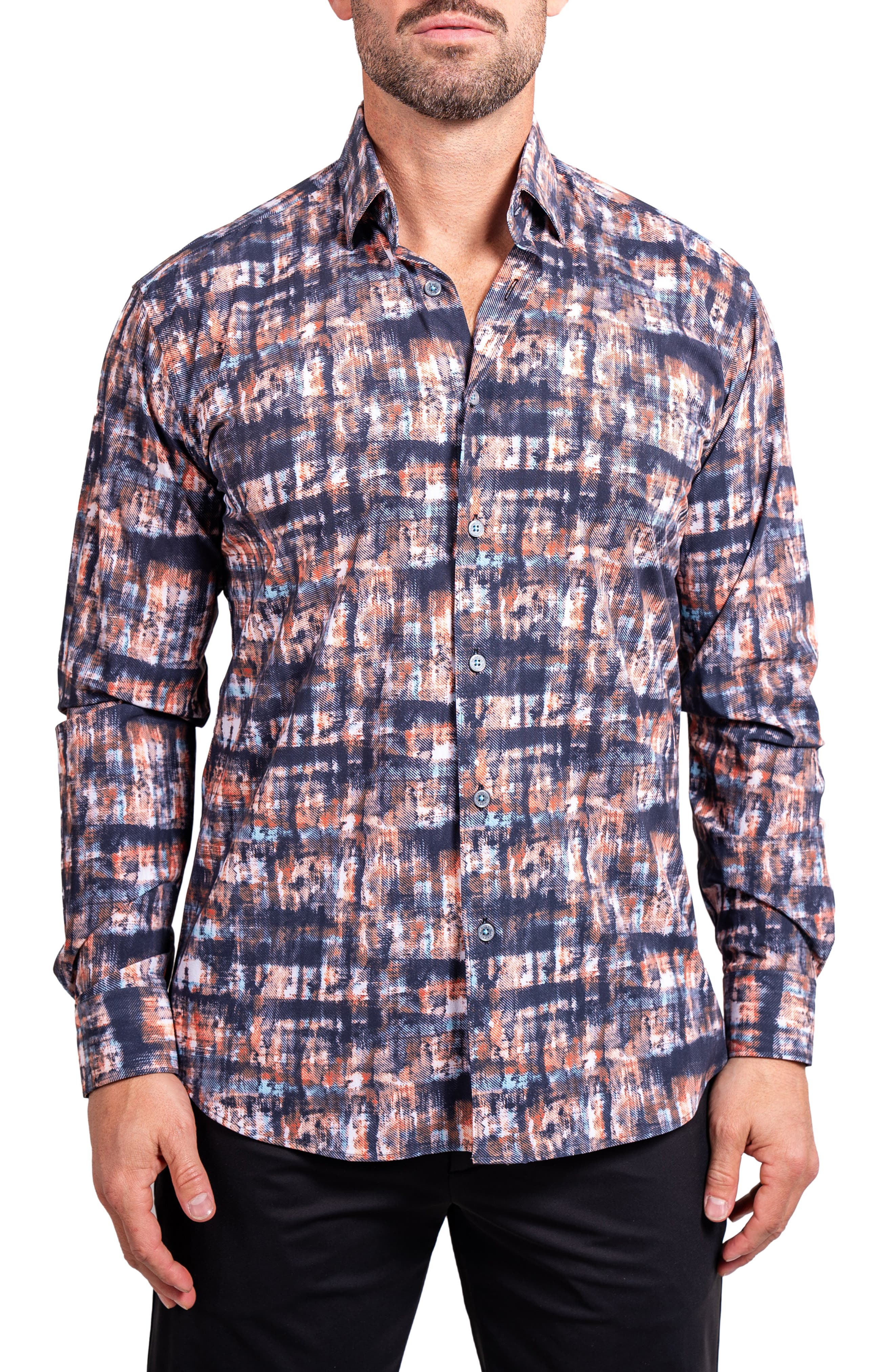 Maceoo Fibonacci Ascension Contemporary Fit Button-Up Shirt (Men ...