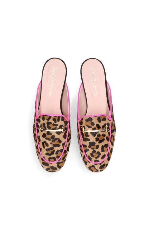 Round Toe Poni Loafer Slide