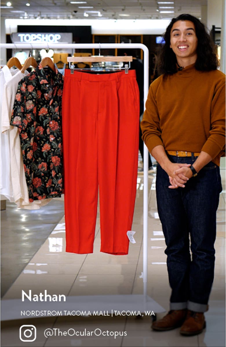 Oversize Tapered Suit Trousers, sales video thumbnail