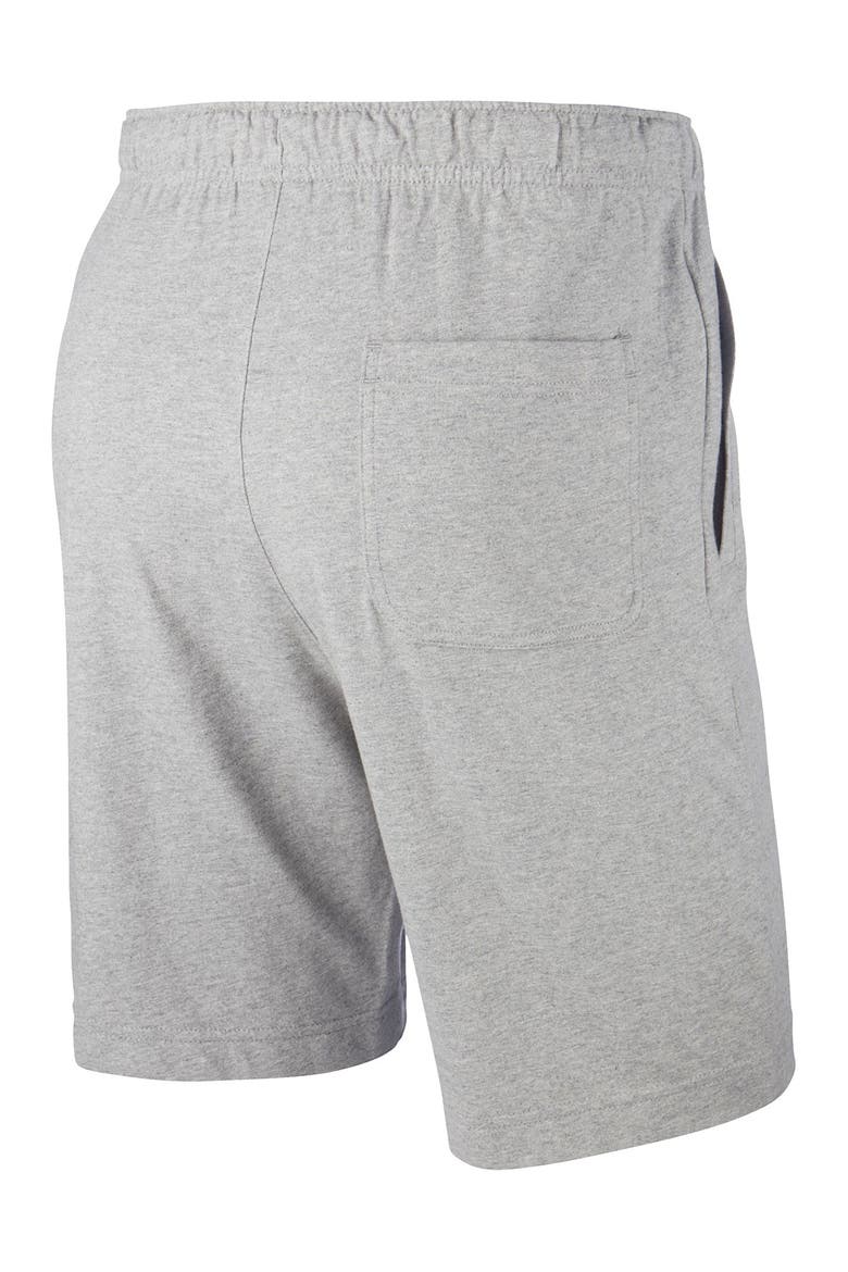 Sportswear Club Jersey Shorts, Alternate, color, D GR H/WHITE