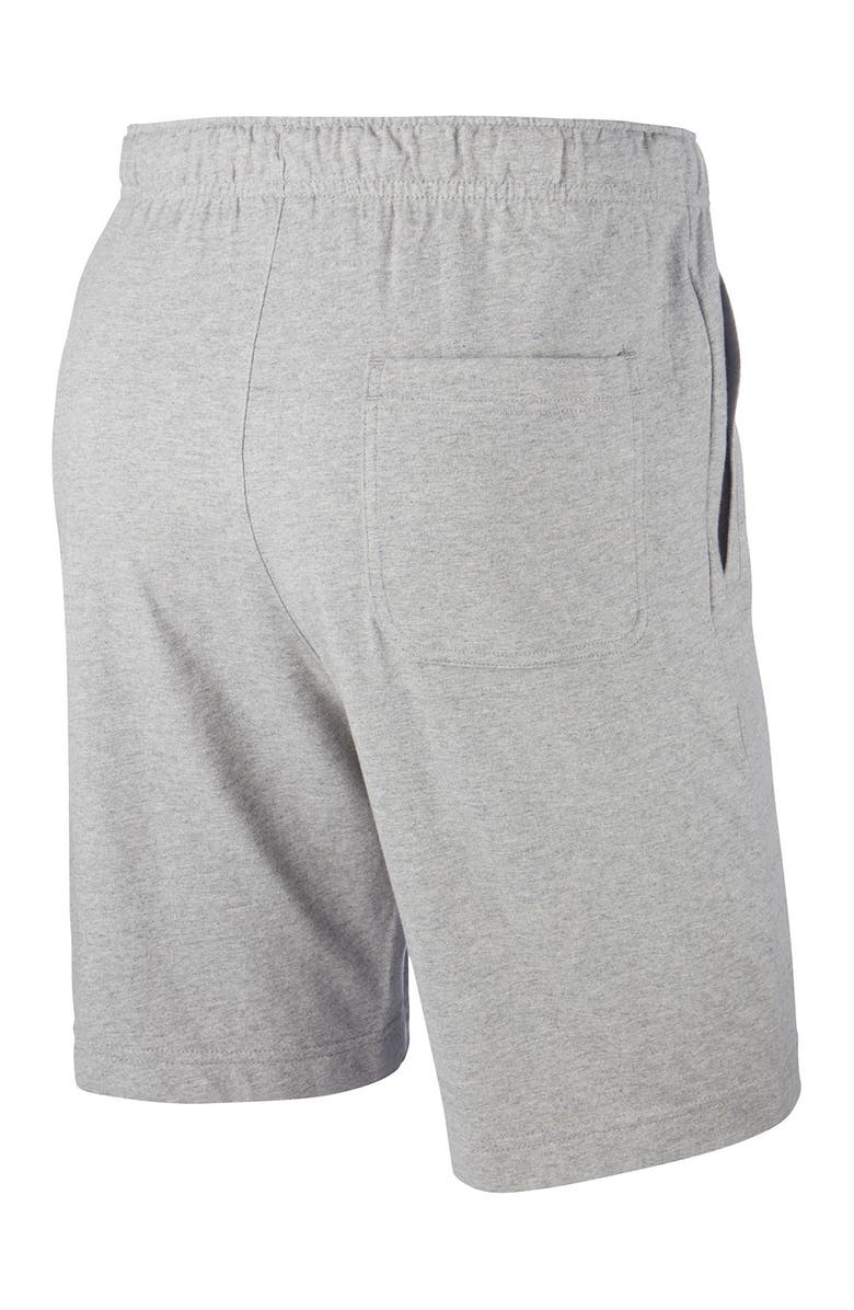 Nike Sportswear Club Jersey Shorts, Alternate, color, D Gr H/White