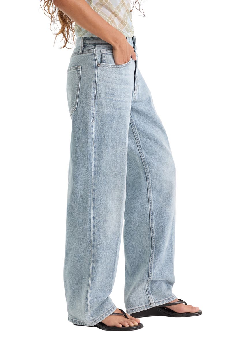 Good American Good '90s Straight Leg Jeans, Alternate, color, Indigo1257