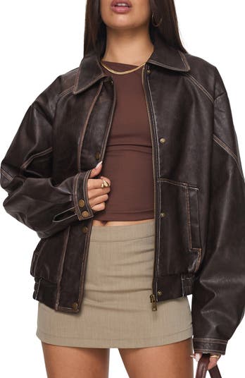 Jaxton Faux Leather Jacket
