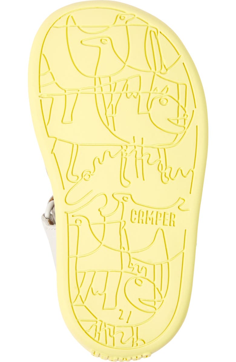 Camper Kids' Bicho Sparkle Sandal, Alternate, color, White Natu