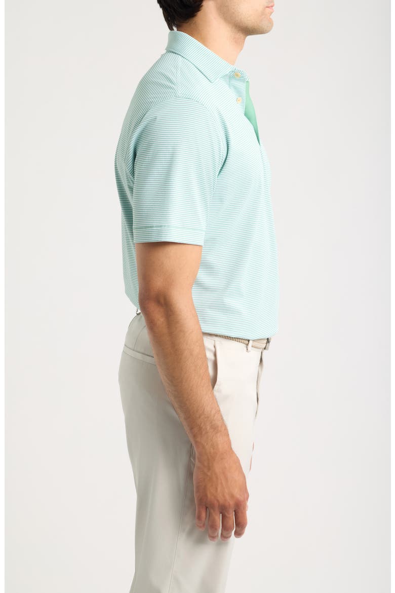 Candor Stripe Mesh Performance Polo, Alternate, color, FRESH MINT