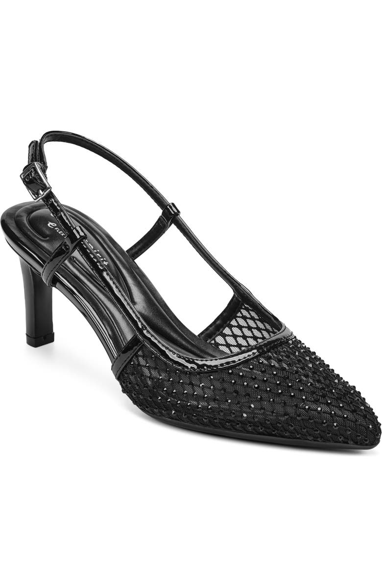 Easy Spirit Ravin Pointed Toe Pump, Main, color, Black