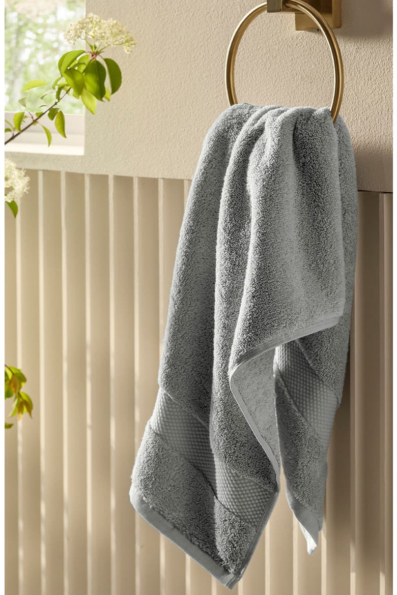 Plush 6-Piece Organic Cotton Bath Towel Set, Alternate, color, SHORE