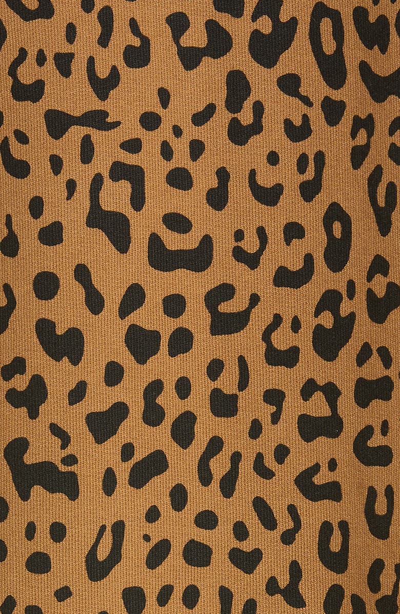 Nili Lotan Janie Leopard Print Hoodie, Alternate, color,