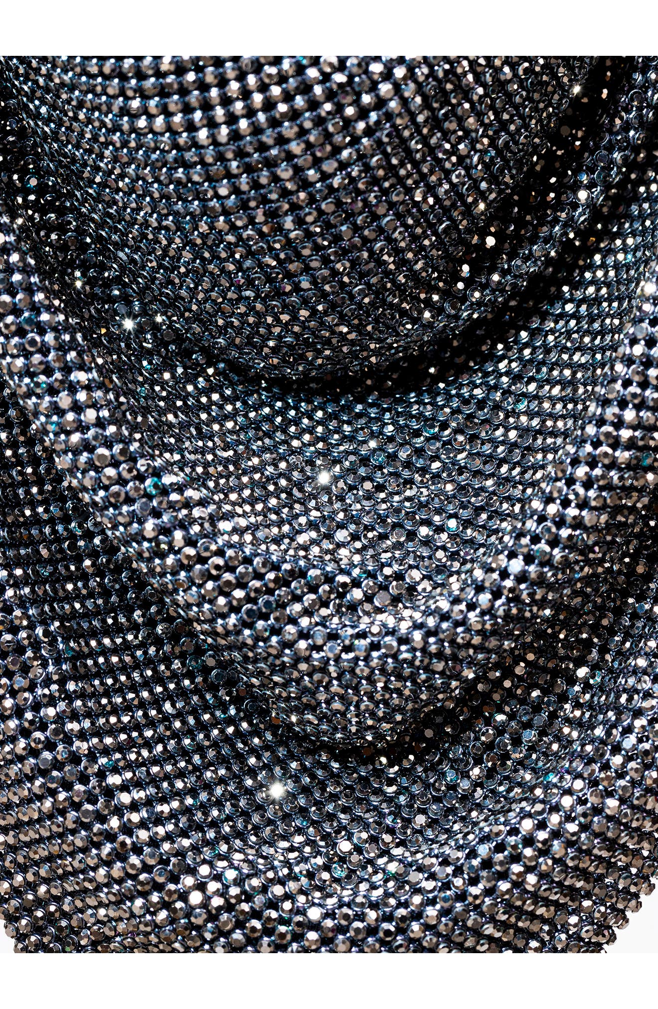 Benedetta Bruzziches Ursula Crystal Mesh Shoulder Bag, Alternate, color, 