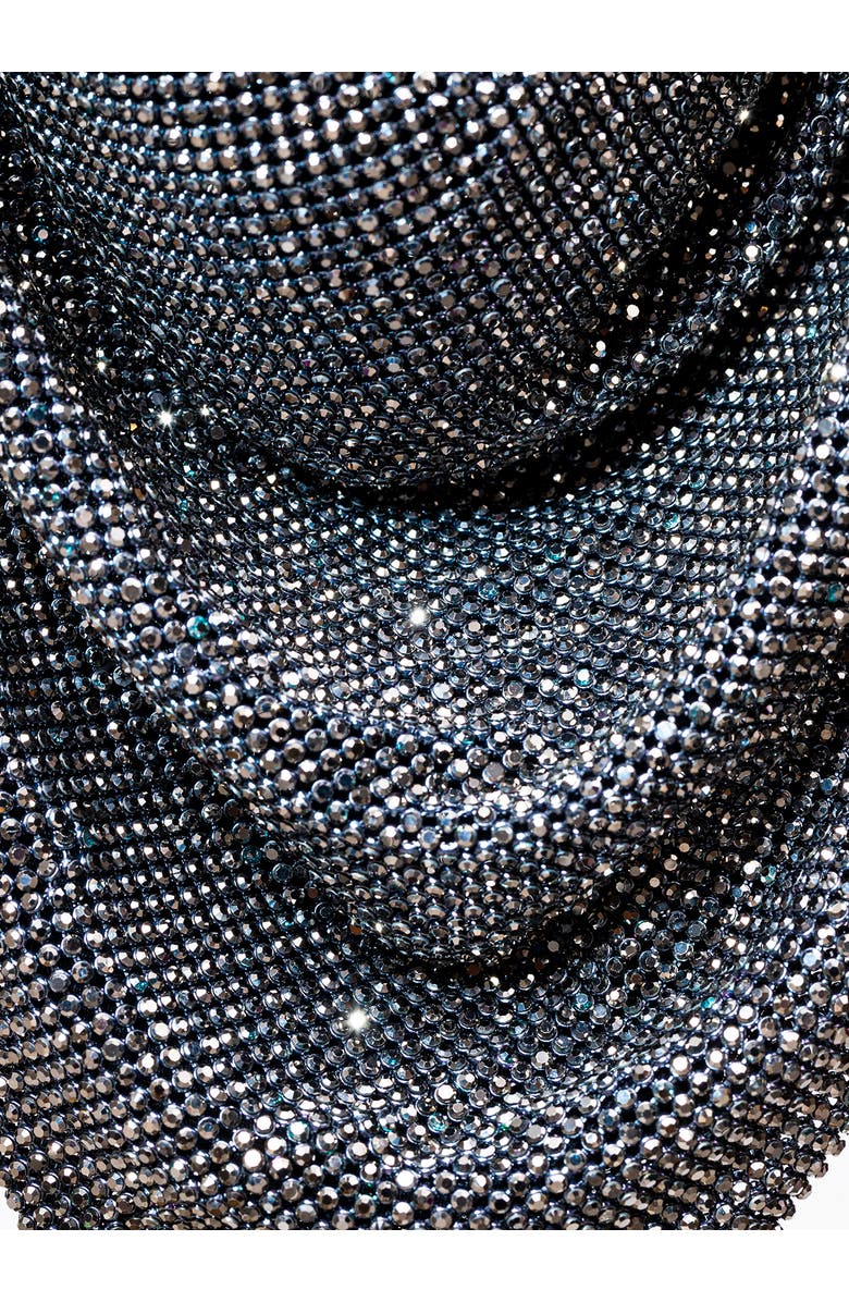 Benedetta Bruzziches Ursula Crystal Mesh Shoulder Bag, Alternate, color,