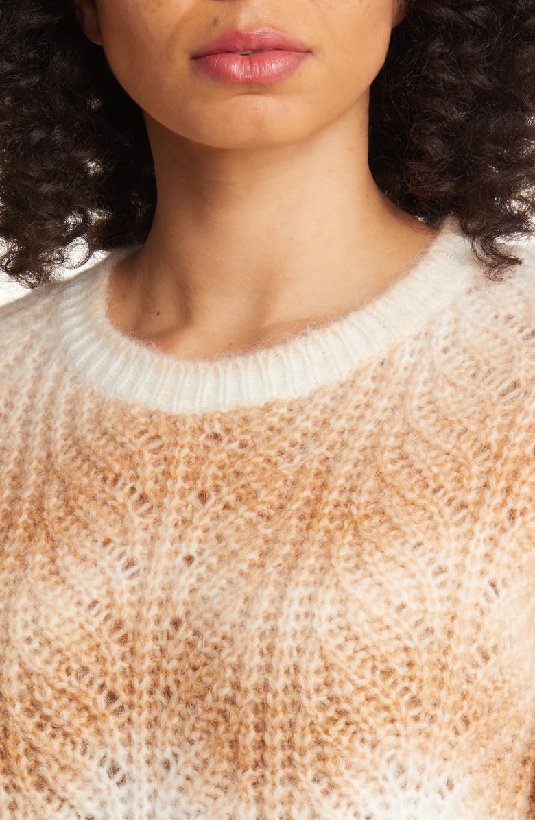 Caslon<sup>®</sup> Space Dye Stripe Sweater, Alternate, color,