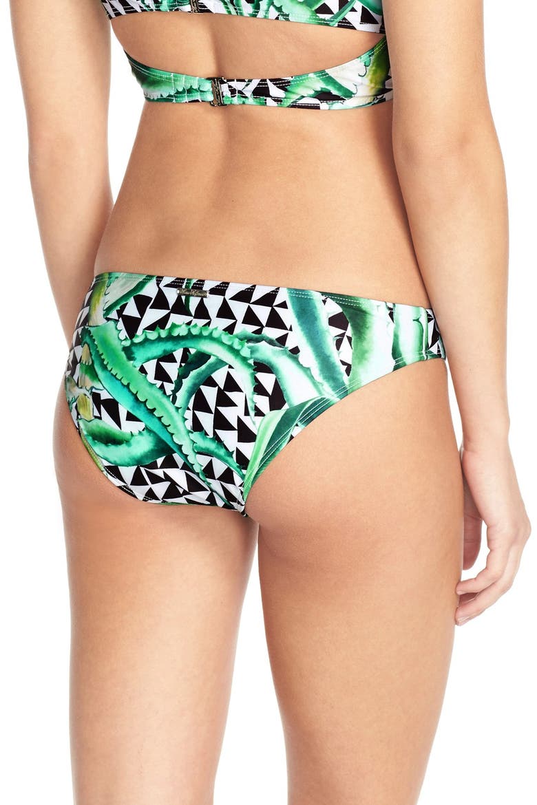 'Cami' Underwire Bikini Top, Alternate, color, GREEN