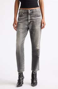 R13 Distressed Boyfriend Jeans
