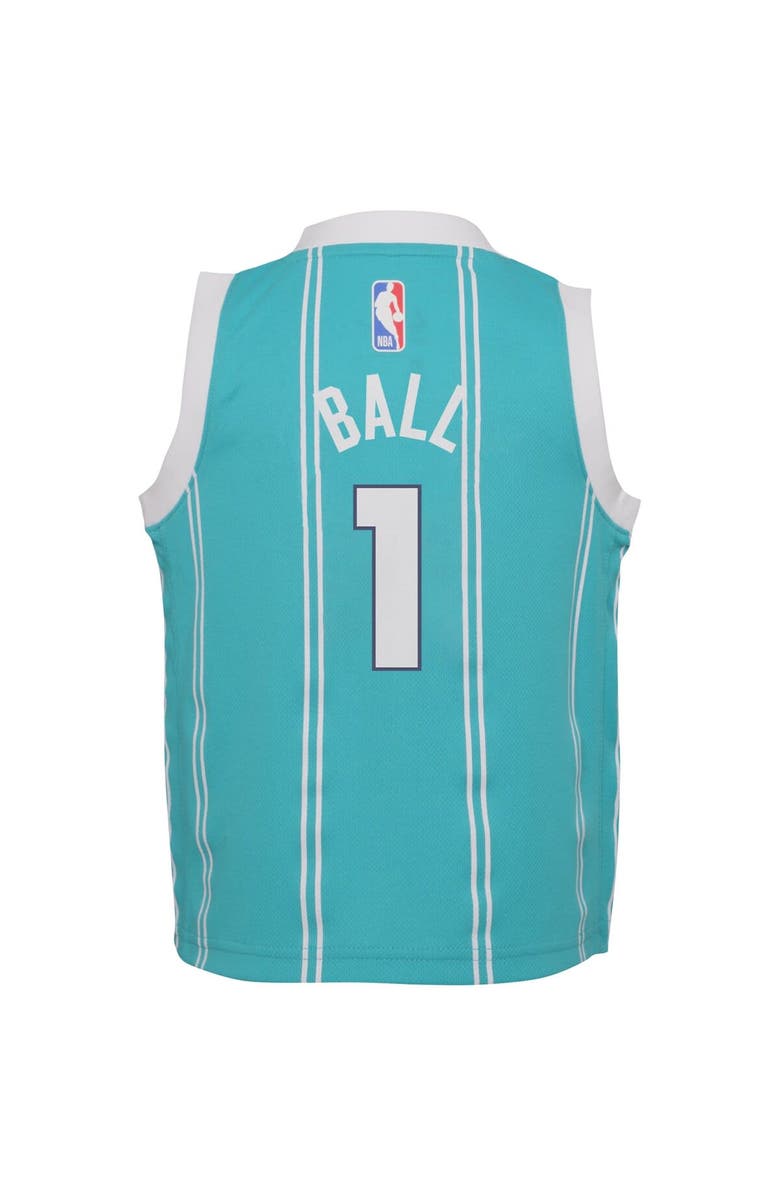 Jordan Brand Toddler Jordan Brand LaMelo Ball Teal Charlotte Hornets Swingman Player Jersey - Icon Edition, Alternate, color, Teal