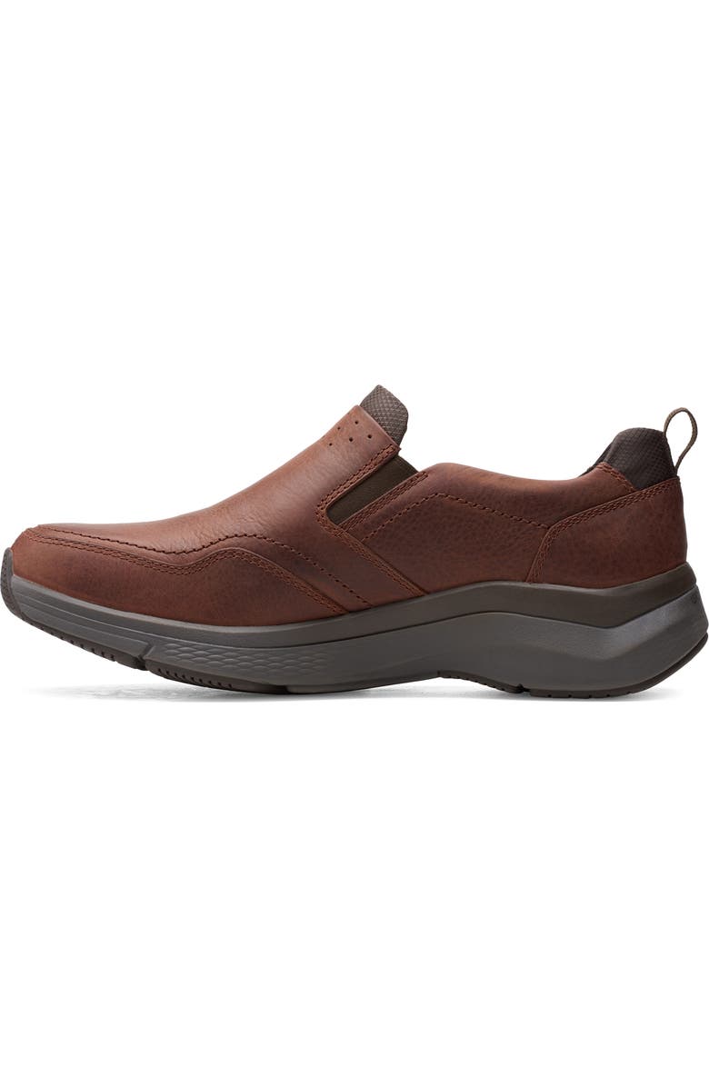 Clarks<sup>®</sup> Wave 2.0 Waterproof Slip-On Sneaker, Alternate, color, Brown Oily