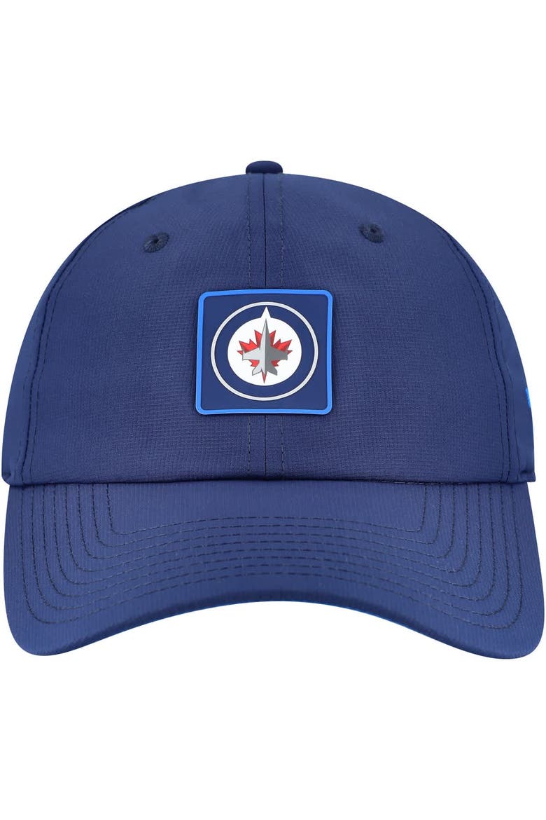 Men's Fanatics  Navy Winnipeg Jets Authentic Pro Rink Adjustable Hat, Alternate, color, Navy