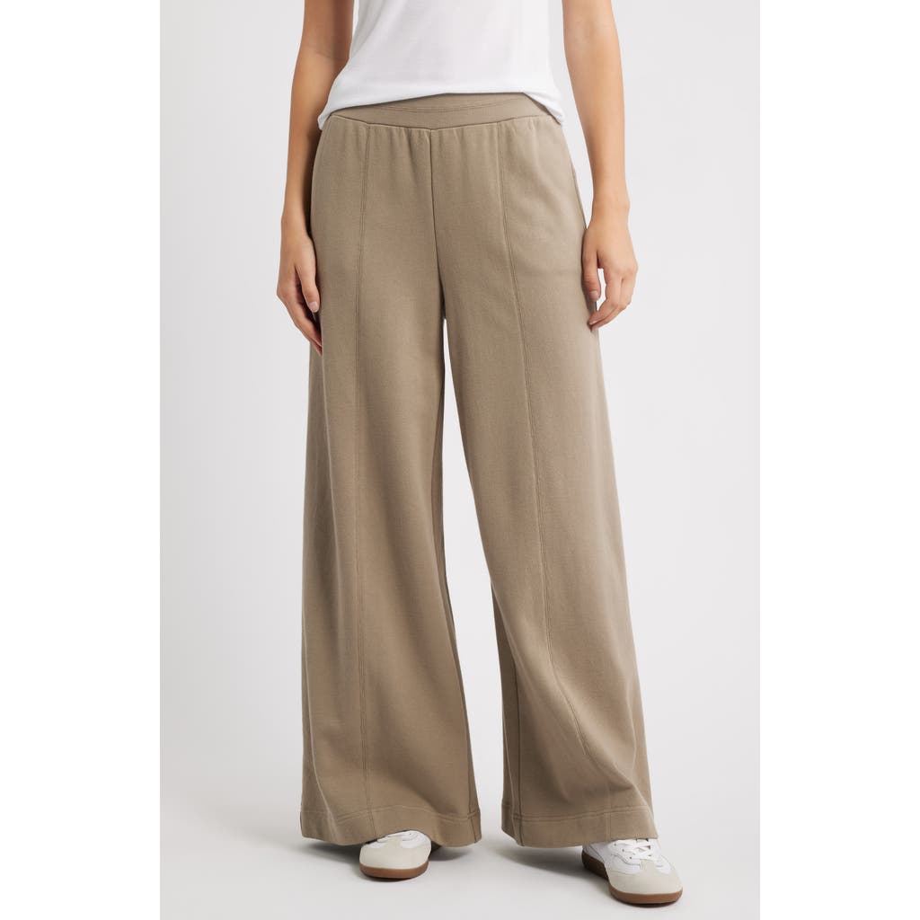Wit & Wisdom Skyrise Pintuck Pleat Wide Leg Pants In Neutral