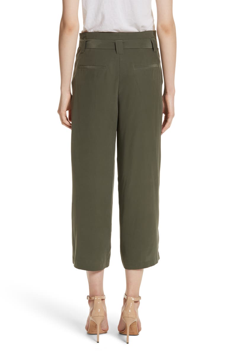 L'AGENCE Samira Paperbag Wide Leg Pants, Alternate, color,