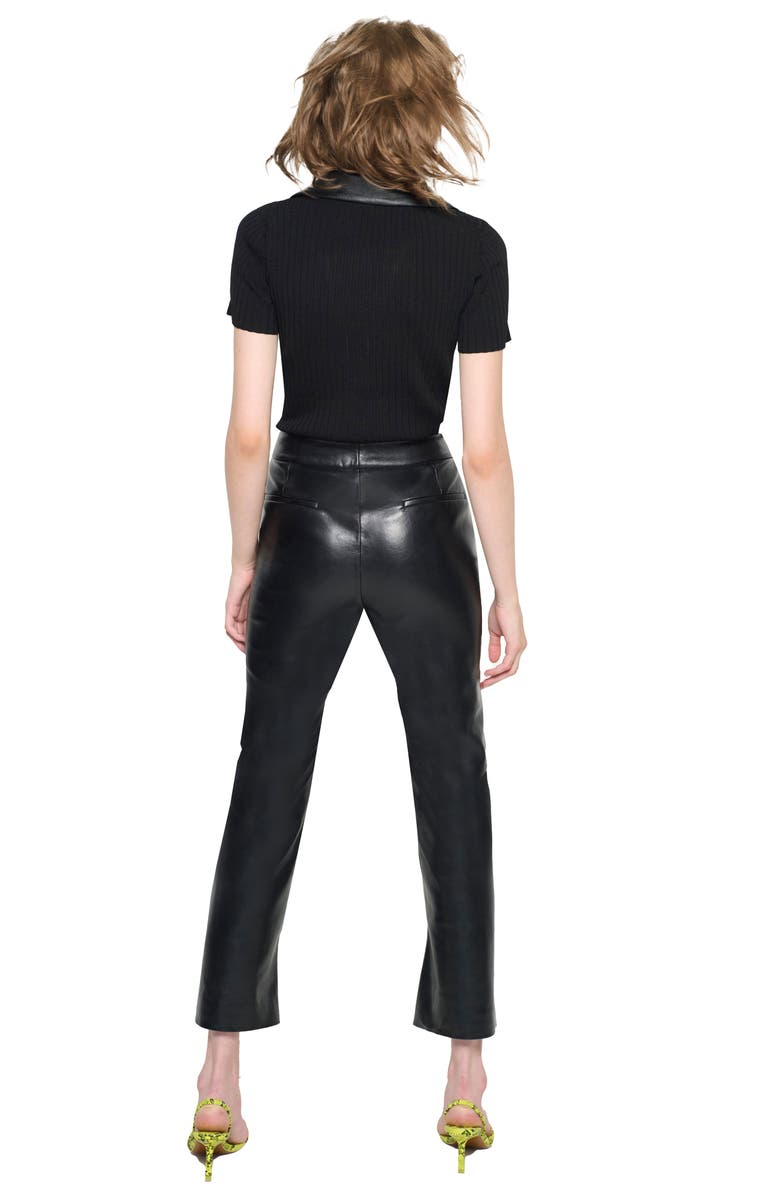 AS by DF Rowan Ribbed Top, Alternate, color, Black