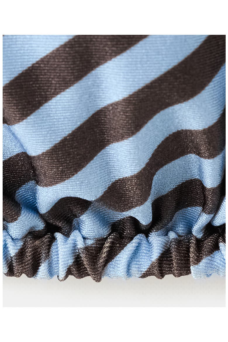 Stripe Triangle Bikini Top, Alternate, color, SKY BLUE