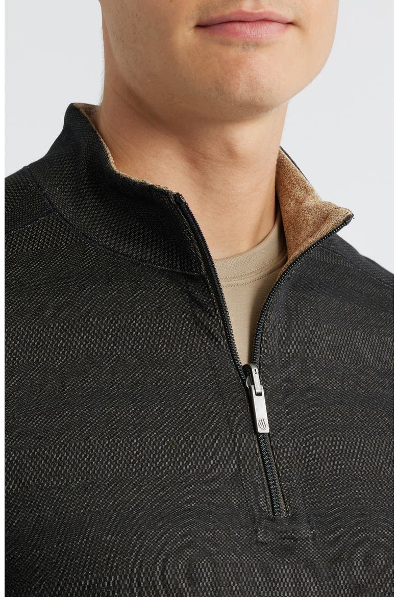 XC4® Reversible Performance Quarter Zip, Alternate, color, BLACK/ GOLD
