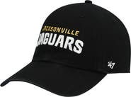 '47 Men's '47 Black Jacksonville Jaguars Clean Up Script Adjustable Hat