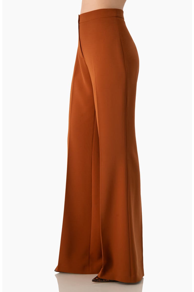 High-Rise Semi-Flare Trousers, Alternate, color, Chedron